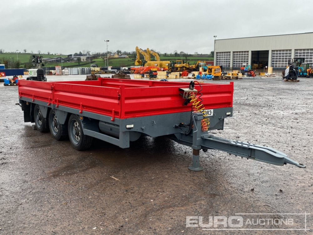 2013 Dooley 10 Ton Tri-Axle Drop Side Drag Trailer - Pritschenanhänger/ Plattformanhänger: das Bild 4 2013 Dooley 10 Ton Tri-Axle Drop Side Drag Trailer - Pritschenanhänger/ Plattformanhänger: das Bild 4