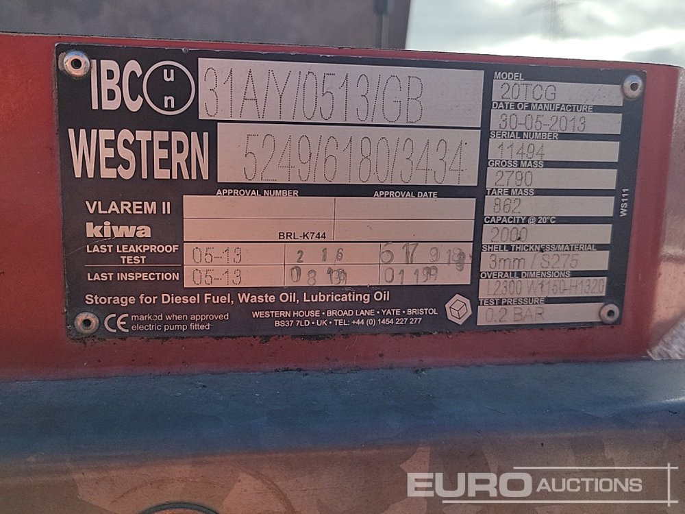 Lagertank 2013 Western 20TCG: das Bild 22