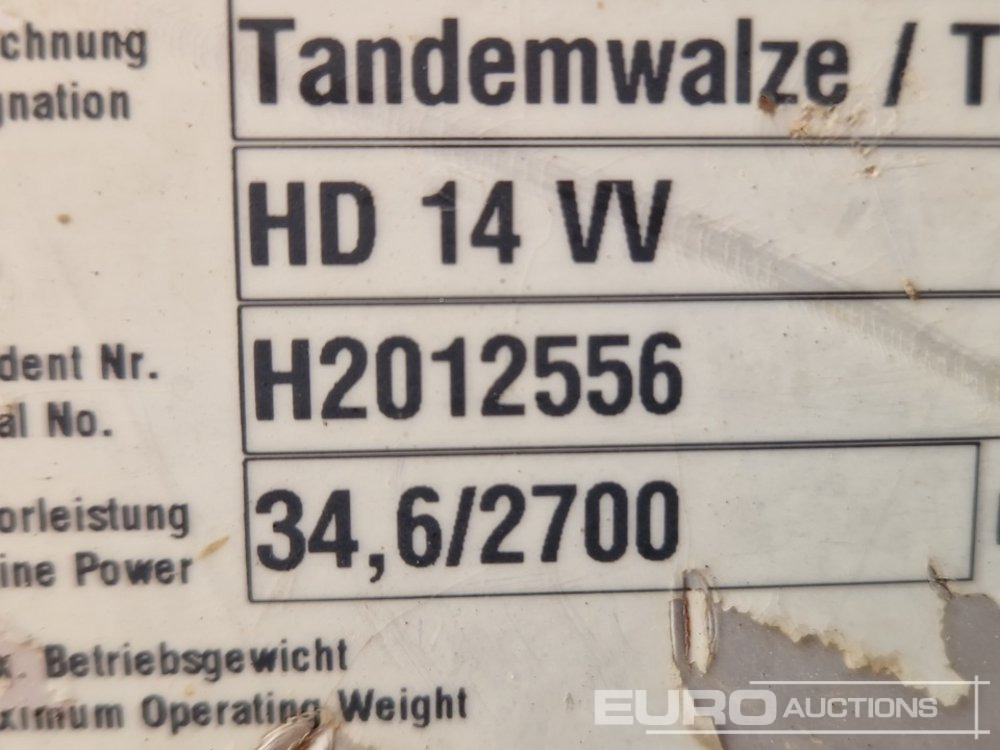 Walzen 2015 Hamm HD14VV: das Bild 39