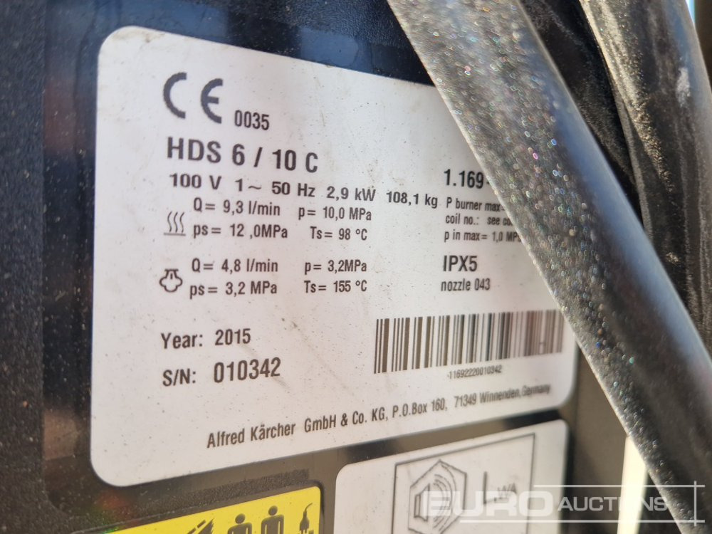Hochdruckreiniger 2015 Karcher HDS 6/10 C: das Bild 14