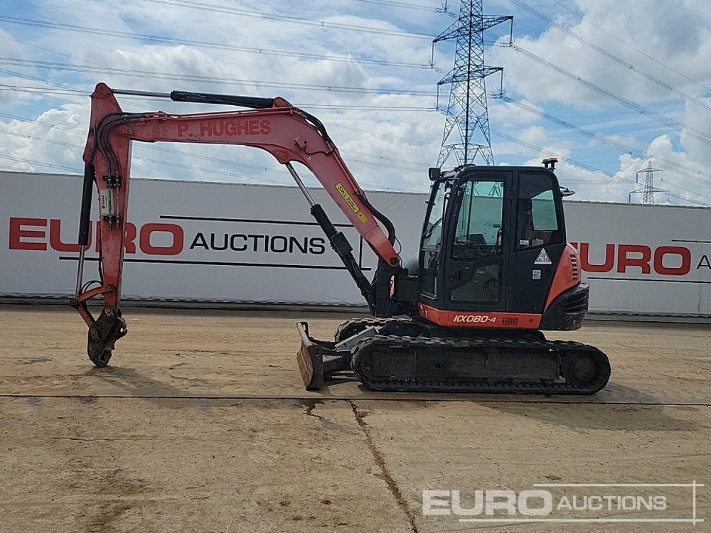 2015 Kubota KX080-4 - Minibagger: das Bild 2 2015 Kubota KX080-4 - Minibagger: das Bild 2