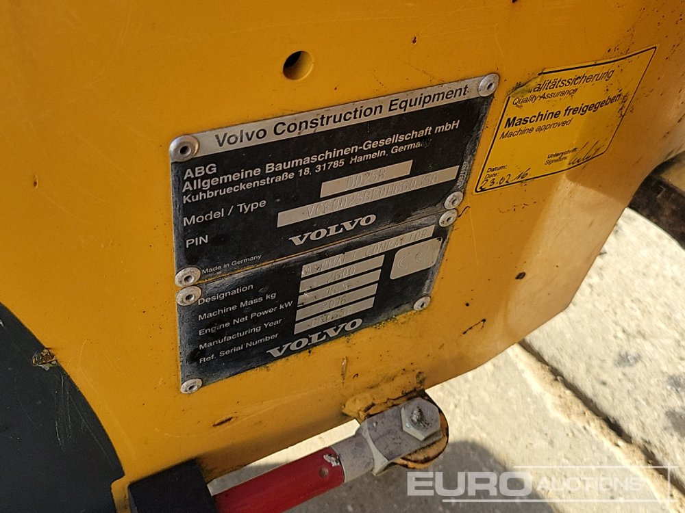 Straßenwalze 2015 Volvo DD25B: das Bild 26