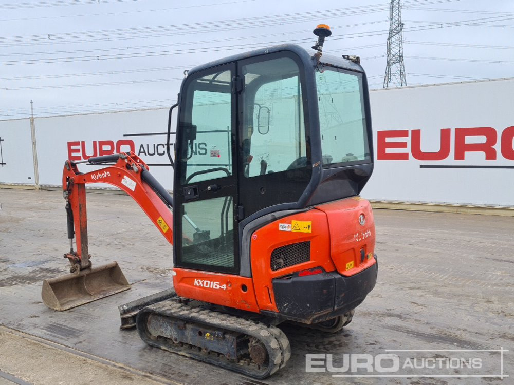 2016 Kubota KX016-4 - Minibagger: das Bild 3 2016 Kubota KX016-4 - Minibagger: das Bild 3