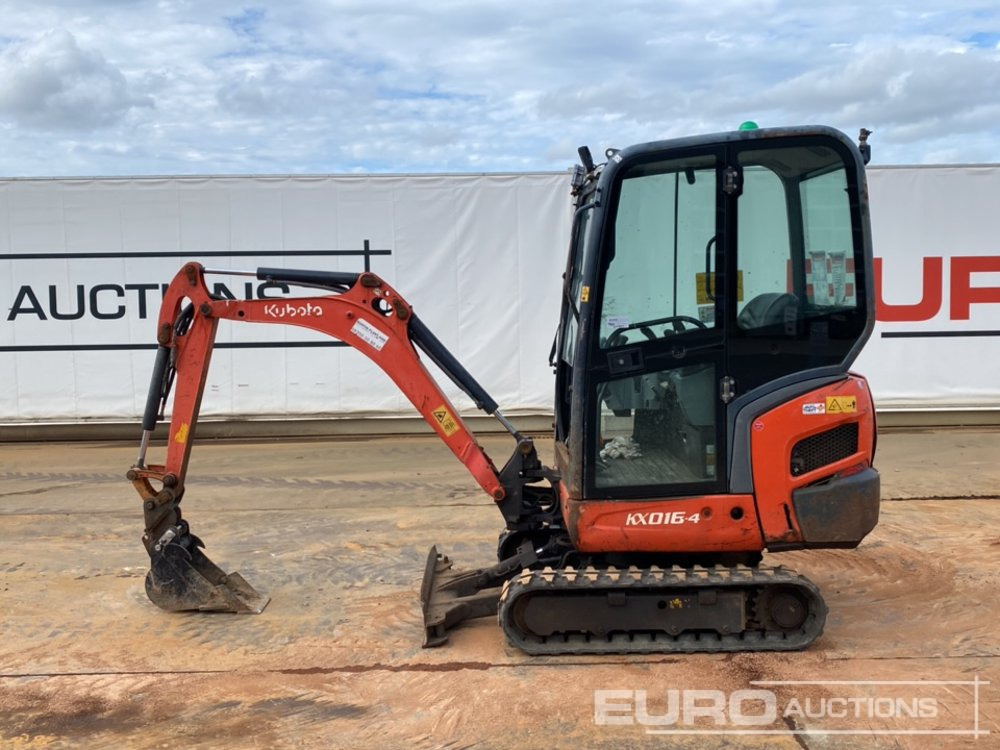 2016 Kubota KX016-4 - Minibagger: das Bild 2 2016 Kubota KX016-4 - Minibagger: das Bild 2