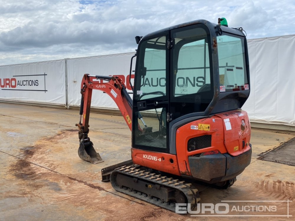 2016 Kubota KX016-4 - Minibagger: das Bild 3 2016 Kubota KX016-4 - Minibagger: das Bild 3