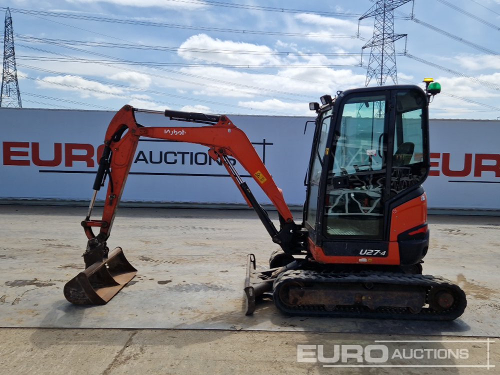 2016 Kubota U27-4 - Minibagger: das Bild 2 2016 Kubota U27-4 - Minibagger: das Bild 2