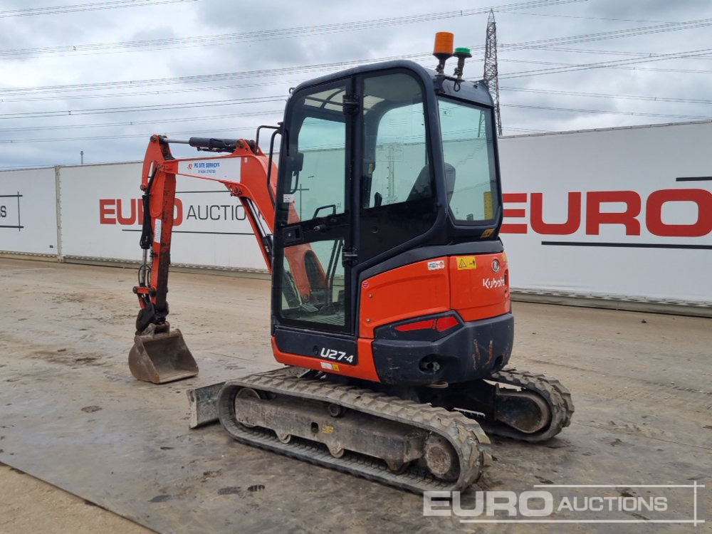 2017 Kubota U27-4 - Minibagger: das Bild 3 2017 Kubota U27-4 - Minibagger: das Bild 3