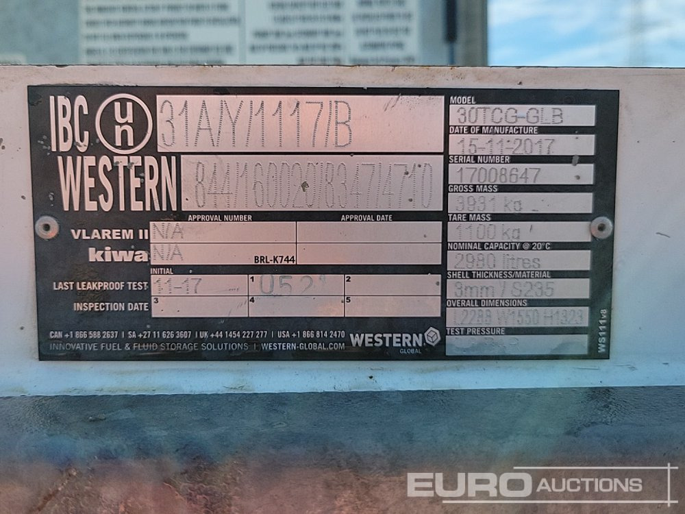 Lagertank 2017 Western 30TCG-GLB: das Bild 16