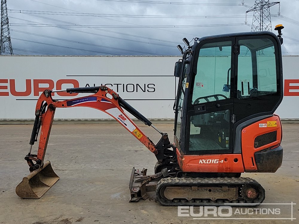 2018 Kubota KX016-4 - Minibagger: das Bild 2 2018 Kubota KX016-4 - Minibagger: das Bild 2