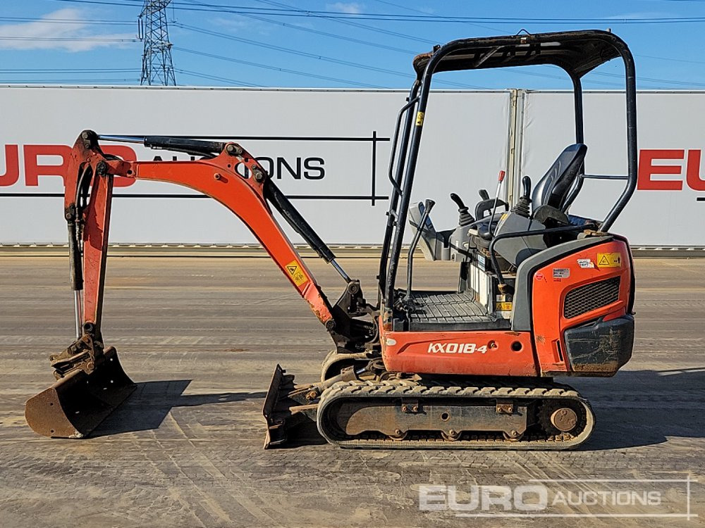 2018 Kubota KX018-4 - Minibagger: das Bild 2 2018 Kubota KX018-4 - Minibagger: das Bild 2