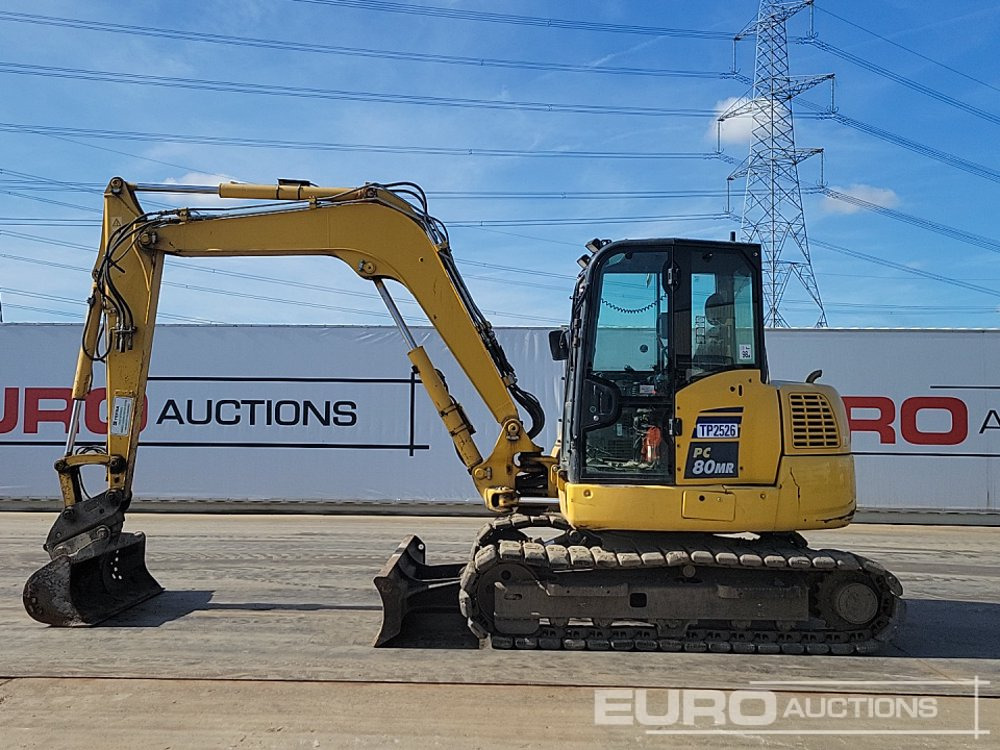 2019 Komatsu PC80MR-5 - Minibagger: das Bild 2 2019 Komatsu PC80MR-5 - Minibagger: das Bild 2