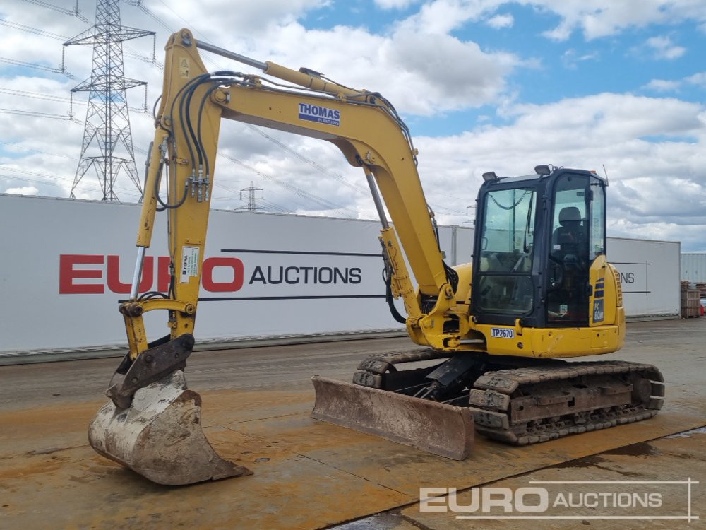 2019 Komatsu PC80MR-5 - Minibagger: das Bild 1 2019 Komatsu PC80MR-5 - Minibagger: das Bild 1