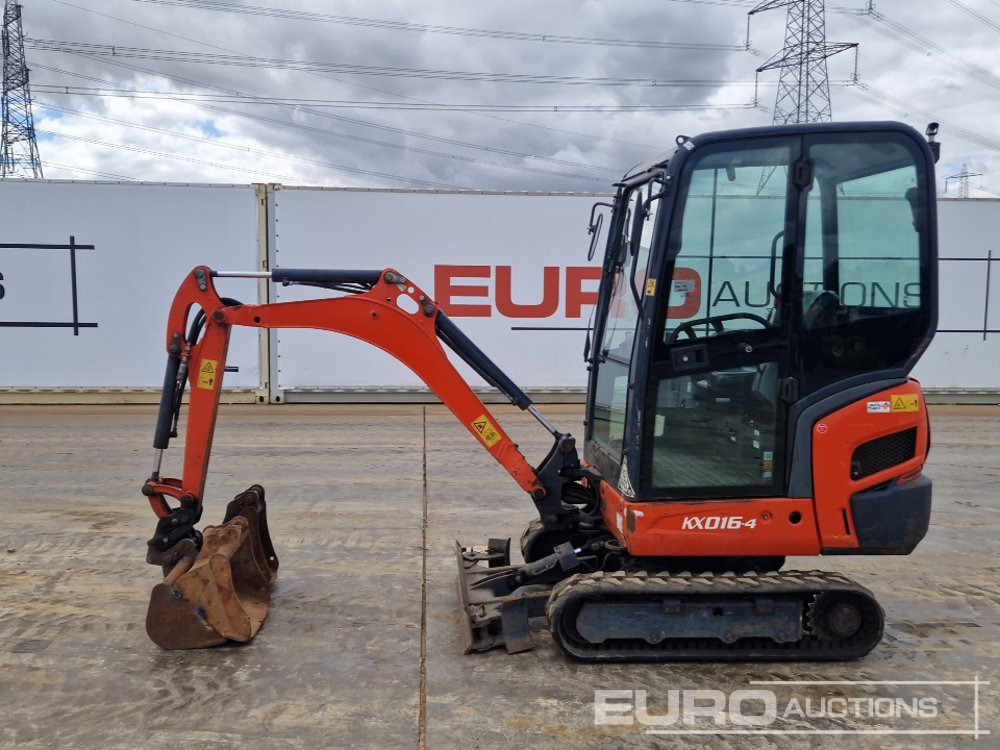 2019 Kubota KX016-4 - Minibagger: das Bild 2 2019 Kubota KX016-4 - Minibagger: das Bild 2
