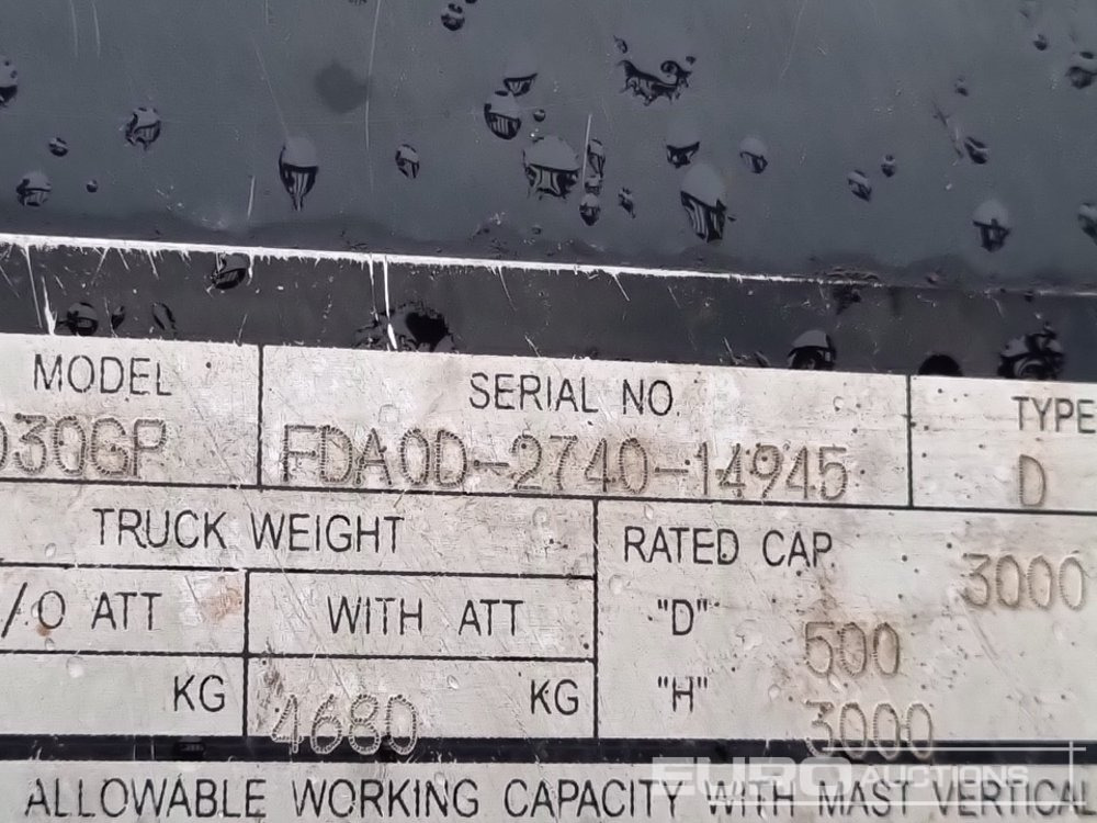 2020 Doosan D30GP - Gabelstapler: das Bild 1 2020 Doosan D30GP - Gabelstapler: das Bild 1