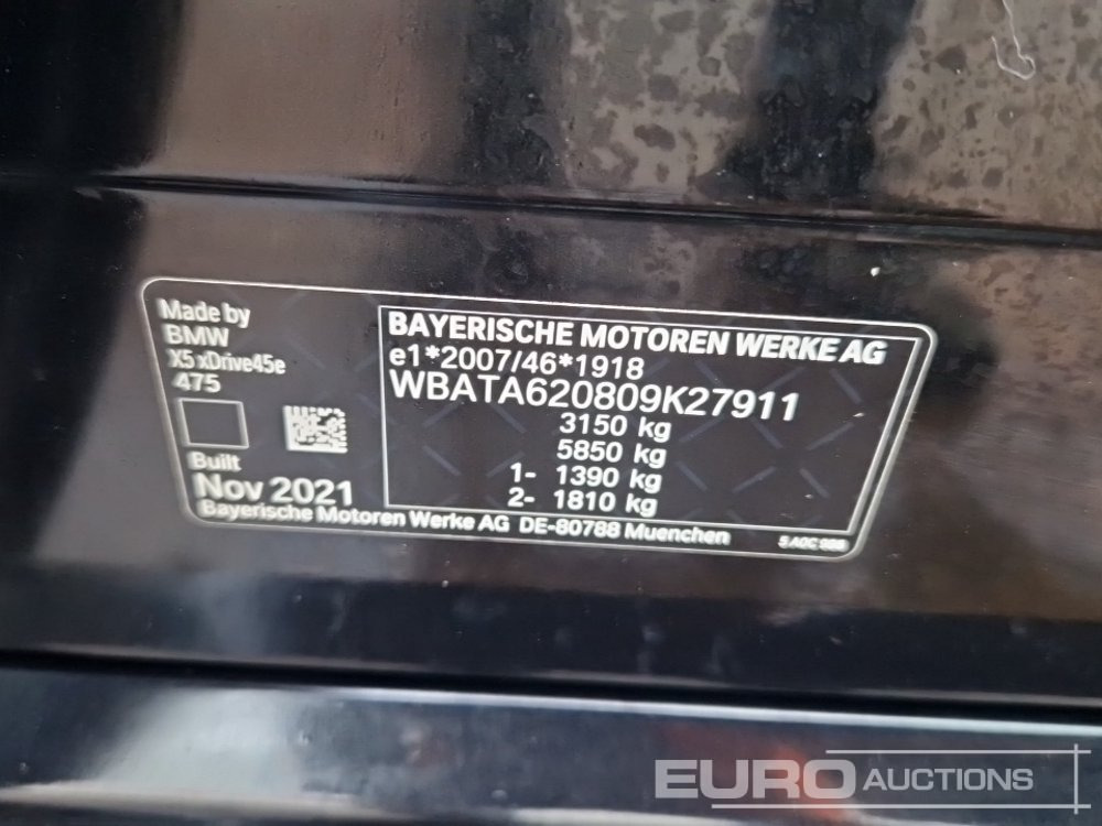 SUV/ Geländewagen 2022 BMW X5 45E M-Sport: das Bild 50