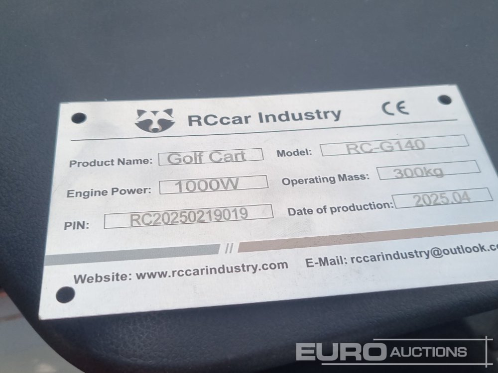 Golfmobil 2025 Raccoon RC-G140: das Bild 23 Golfmobil 2025 Raccoon RC-G140: das Bild 23