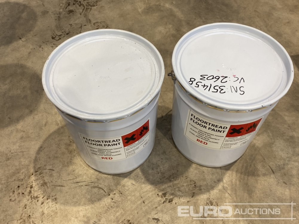 40ltr Red Floor Paint - Werkstattgerät: das Bild 1 40ltr Red Floor Paint - Werkstattgerät: das Bild 1