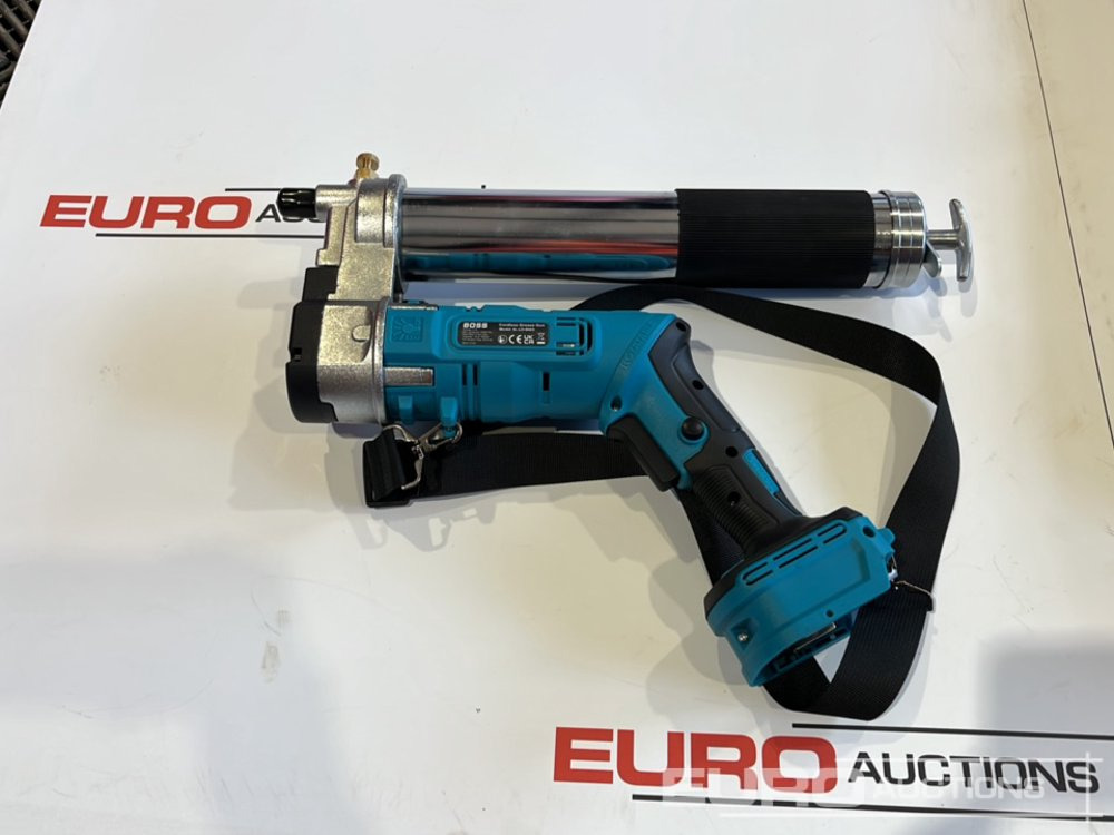 Baugeräte Boss 21 Volt Lithium Battery Cordless Grease Gun, 2 Batteries, Charger, Case, Shoulder Strap, Extension Pieces and Fittings: das Bild 10