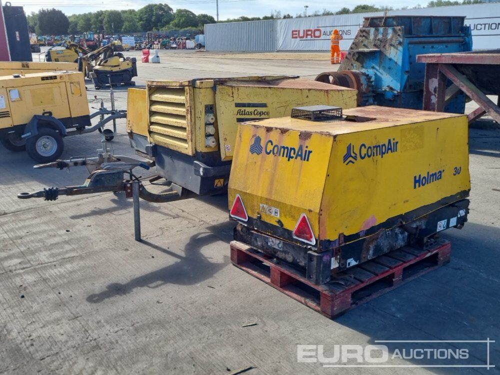 Comp Air Compressor (Engine Missing), Atlas Copco Single Axle Compressor (Engine Missing), Comp Air Single Axle Compressor (Engine Missing) - Luftkompressor: das Bild 1 Comp Air Compressor (Engine Missing), Atlas Copco Single Axle Compressor (Engine Missing), Comp Air Single Axle Compressor (Engine Missing) - Luftkompressor: das Bild 1