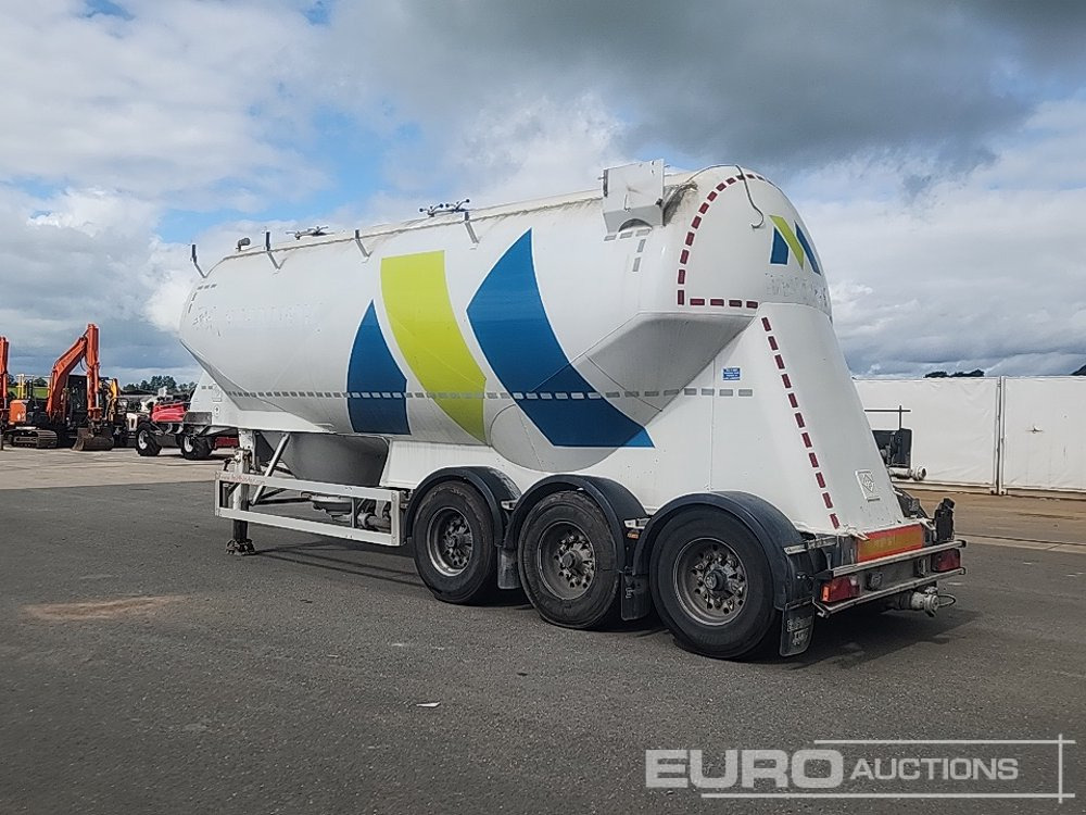 Feldbinder Tri Axle Cement Tanker, BPW Axles - Tankauflieger: das Bild 3 Feldbinder Tri Axle Cement Tanker, BPW Axles - Tankauflieger: das Bild 3