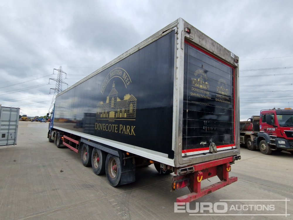 Gray Adams Tri Axle Refrigeration Trailer, Carrier Fridge - Kühlkoffer Auflieger: das Bild 4 Gray Adams Tri Axle Refrigeration Trailer, Carrier Fridge - Kühlkoffer Auflieger: das Bild 4