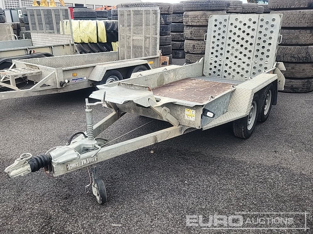 Ifor Williams 2700Kg Twin Axle Plant Trailer, Ramp - Baumaschinenanhänger: das Bild 1 Ifor Williams 2700Kg Twin Axle Plant Trailer, Ramp - Baumaschinenanhänger: das Bild 1