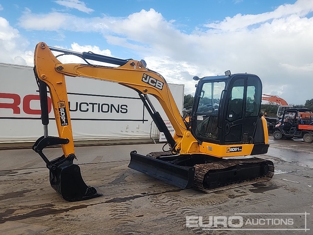 JCB 8061 - Minibagger: das Bild 1 JCB 8061 - Minibagger: das Bild 1