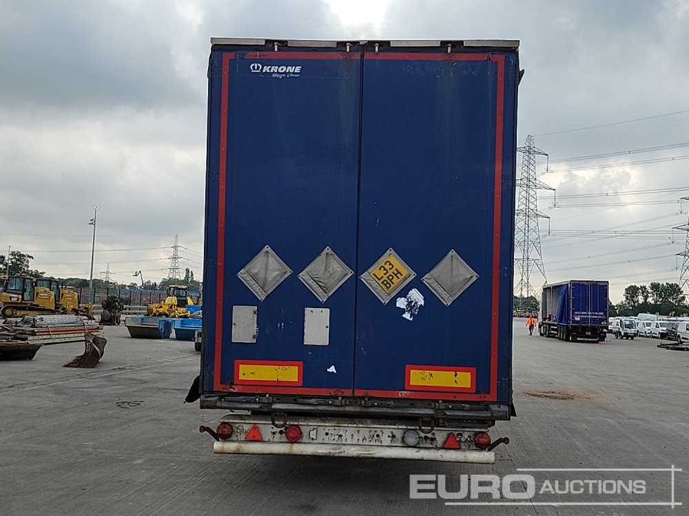 Krone Tri Axle Curtainsider Trailer - Planenauflieger: das Bild 4 Krone Tri Axle Curtainsider Trailer - Planenauflieger: das Bild 4