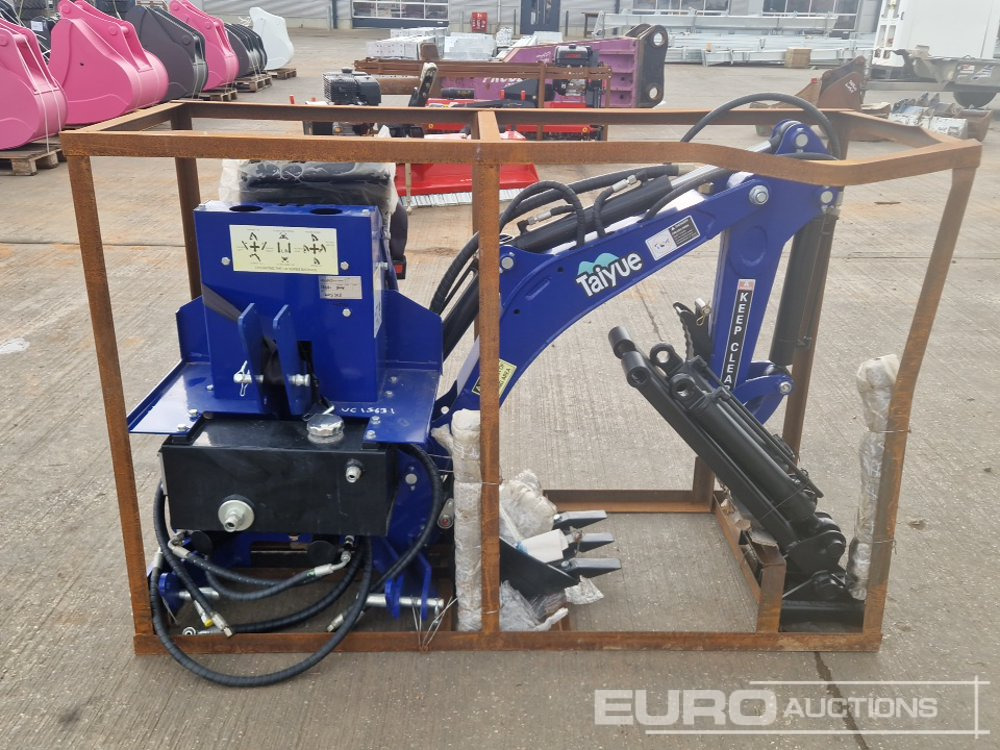 Landmaschine Taiyue Hydraulic Backhoe Arm, Manual Thumb to suit 3 Point Linkage: das Bild 6