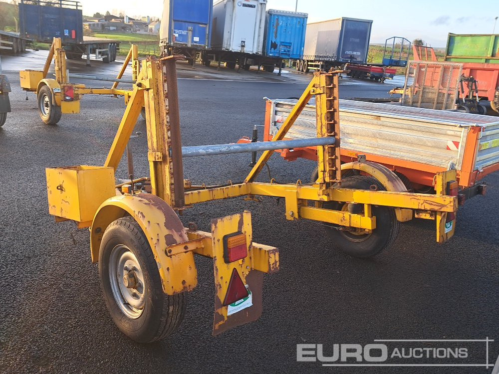 SEB Cable Reel Trailer - Baumaschinenanhänger: das Bild 2 SEB Cable Reel Trailer - Baumaschinenanhänger: das Bild 2