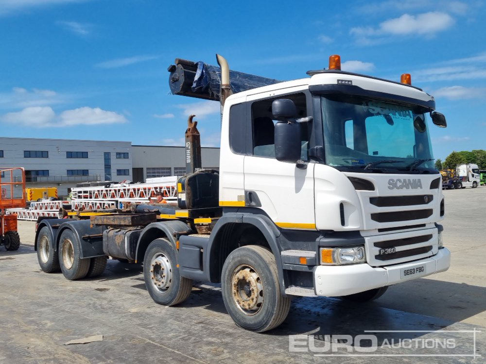 Abrollkipper Scania P360: das Bild 7