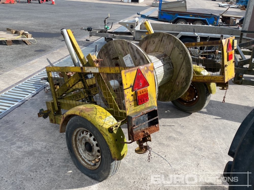 Single Axle Cable Reel Trailer - Baumaschinenanhänger: das Bild 2 Single Axle Cable Reel Trailer - Baumaschinenanhänger: das Bild 2