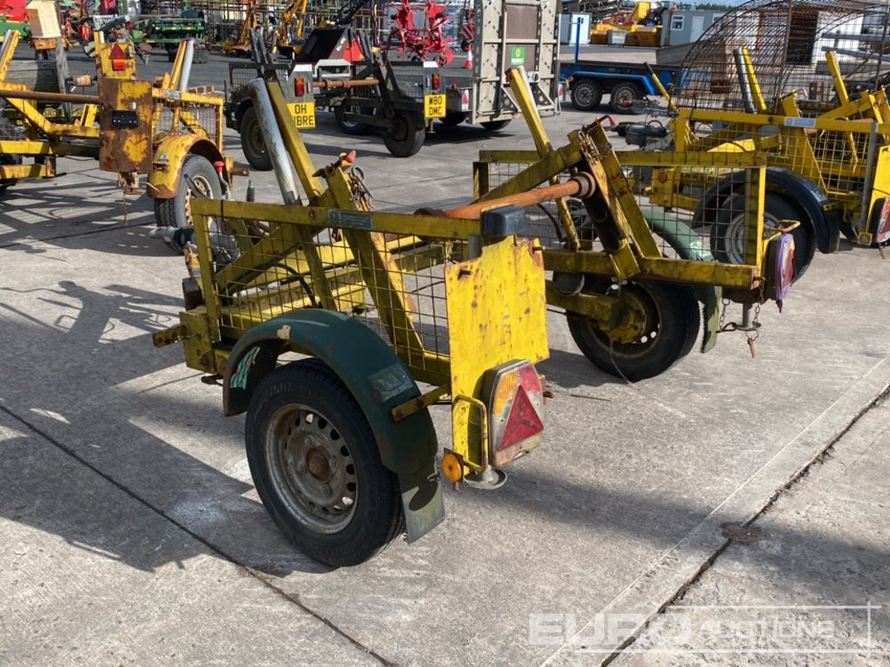 Single Axle Cable Reel Trailer - Baumaschinenanhänger: das Bild 2 Single Axle Cable Reel Trailer - Baumaschinenanhänger: das Bild 2