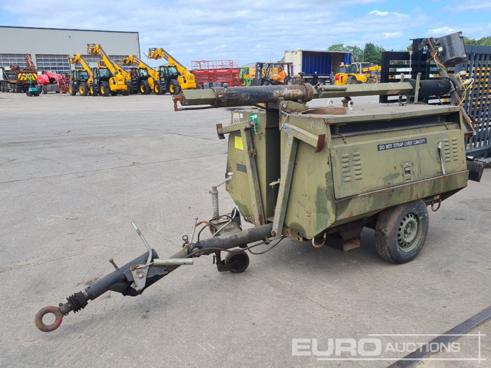 Single Axle Lighting Tower, Kubota Engine - Lichtmasten: das Bild 1 Single Axle Lighting Tower, Kubota Engine - Lichtmasten: das Bild 1