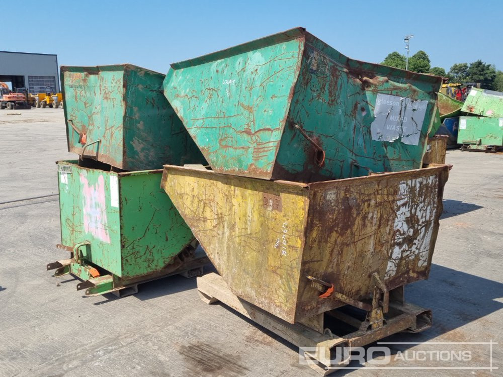 Tipping Skip to suit Forklift (4 of) - Kippbehälter: das Bild 1 Tipping Skip to suit Forklift (4 of) - Kippbehälter: das Bild 1