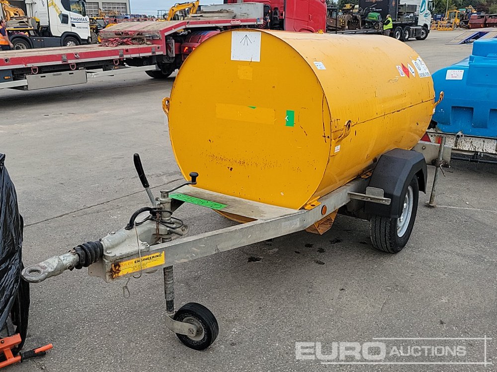 Trailer Engineering 950 Litre Single Axle Bunded Fuel Bowser, Manual Pump - Lagertank: das Bild 1 Trailer Engineering 950 Litre Single Axle Bunded Fuel Bowser, Manual Pump - Lagertank: das Bild 1