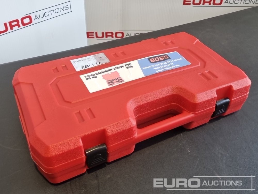 Unused 2025 Boss 1" 17pc Pneumatic Socket Set, 8" Extension Rod - Werkstattgerät: das Bild 1 Unused 2025 Boss 1" 17pc Pneumatic Socket Set, 8" Extension Rod - Werkstattgerät: das Bild 1
