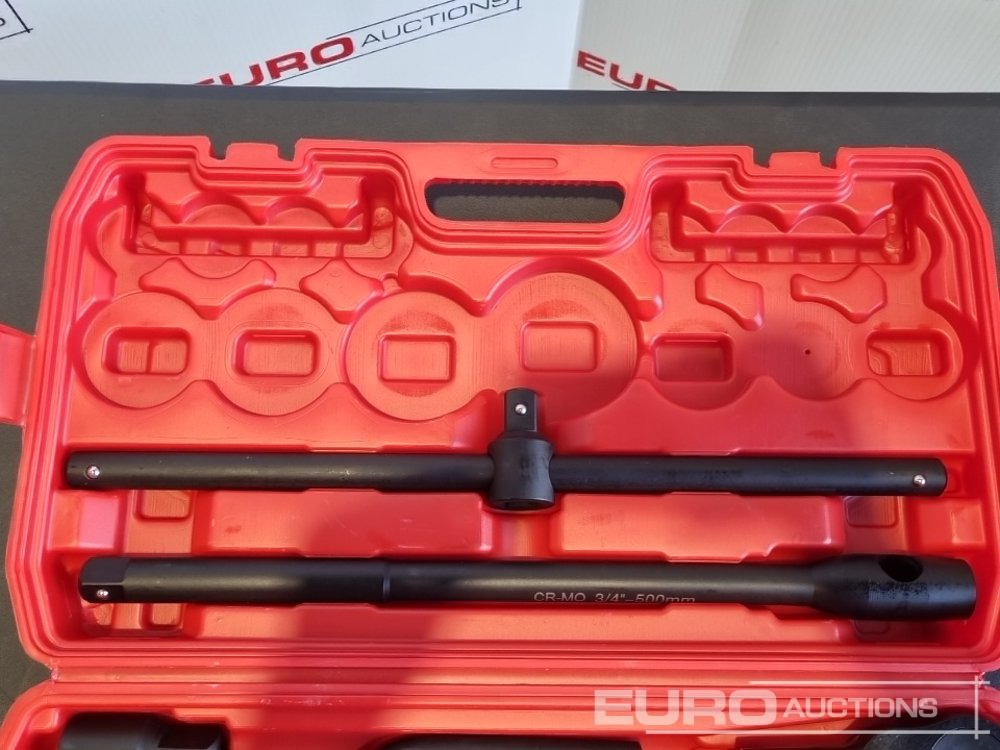 Unused 2025 Boss 3/4" 26pc Heavy Duty Pneumatic Socket Set, 4" Connecting Rod, 8" Connecting Rod Quick Ratchet Wrench, 20" Sliding Road, L Handle Sliding Head Extension Bar - Werkstattgerät: das Bild 5 Unused 2025 Boss 3/4" 26pc Heavy Duty Pneumatic Socket Set, 4" Connecting Rod, 8" Connecting Rod Quick Ratchet Wrench, 20" Sliding Road, L Handle Sliding Head Extension Bar - Werkstattgerät: das Bild 5