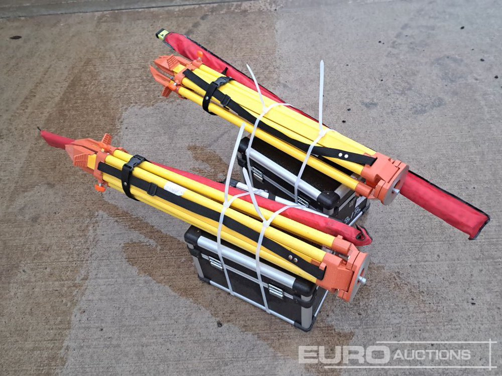 Unused 2025 SKLP Self-Leveling Rotary Laser Level with Batteries, Receiver, Tripod, Grade Rod (2 of) - Werkstattgerät: das Bild 4 Unused 2025 SKLP Self-Leveling Rotary Laser Level with Batteries, Receiver, Tripod, Grade Rod (2 of) - Werkstattgerät: das Bild 4