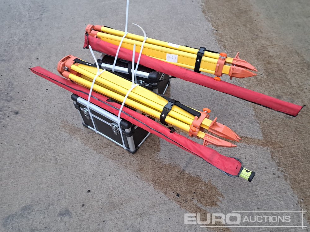 Unused 2025 SKLP Self-Leveling Rotary Laser Level with Batteries, Receiver, Tripod, Grade Rod (2 of) - Werkstattgerät: das Bild 2 Unused 2025 SKLP Self-Leveling Rotary Laser Level with Batteries, Receiver, Tripod, Grade Rod (2 of) - Werkstattgerät: das Bild 2