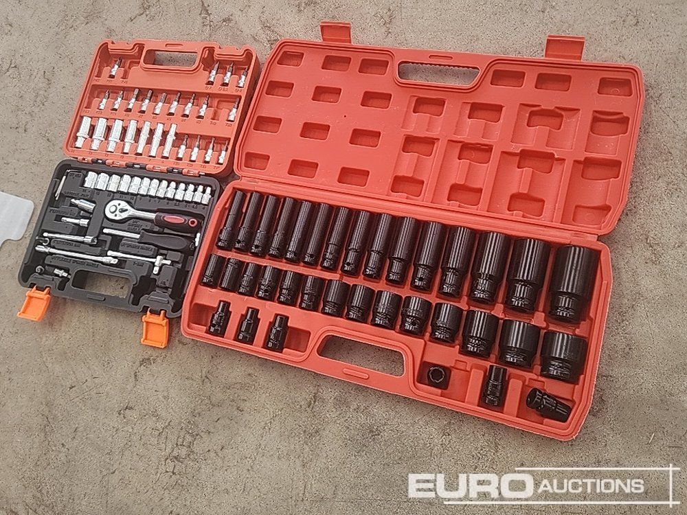 Unused 35pc 1/2 Inch Long Reach Socket Set, 53pc Socket And Bit Set - Werkstattgerät: das Bild 2 Unused 35pc 1/2 Inch Long Reach Socket Set, 53pc Socket And Bit Set - Werkstattgerät: das Bild 2