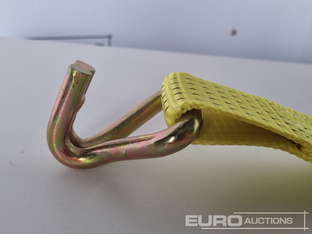 Baugeräte Unused Boss 4M x 50mm 5 Ton Ratchet Straps with Sling (4 of): das Bild 19