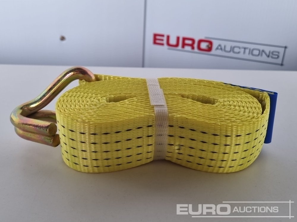 Baugeräte Unused Boss 4M x 50mm 5 Ton Ratchet Straps with Sling (4 of): das Bild 22