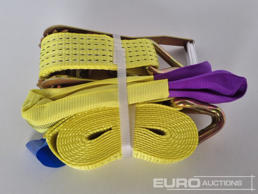 Unused Boss 4M x 50mm 5 Ton Ratchet Straps with Sling (4 of) - Baugeräte: das Bild 2 Unused Boss 4M x 50mm 5 Ton Ratchet Straps with Sling (4 of) - Baugeräte: das Bild 2
