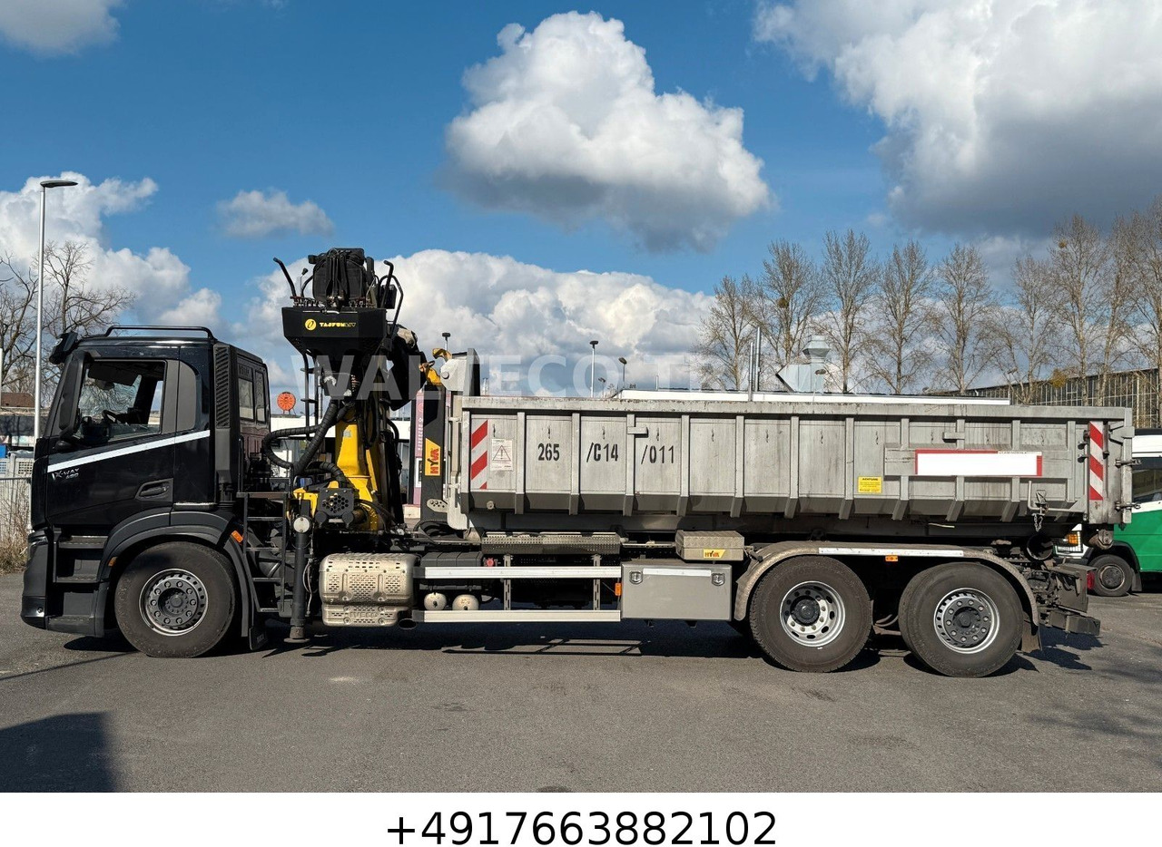 Iveco X Way 460/Abroll HYVA/KRAN TAYFUN/LENKACHSE - Abrollkipper: das Bild 2 Iveco X Way 460/Abroll HYVA/KRAN TAYFUN/LENKACHSE - Abrollkipper: das Bild 2
