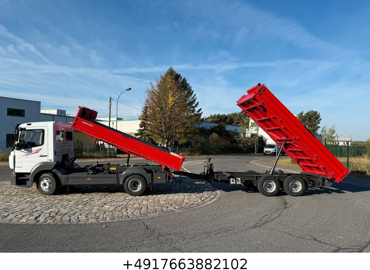 Mercedes-Benz Atego 1023 + Anhänger Dreiseitenkipper - Kipper: das Bild 2 Mercedes-Benz Atego 1023 + Anhänger Dreiseitenkipper - Kipper: das Bild 2