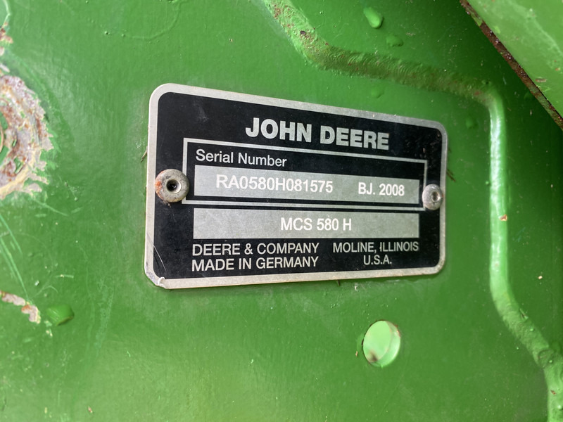 Mähwerk John Deere MCS 580 H, Hoogkieper, Opvangbak + afzuiging: das Bild 11