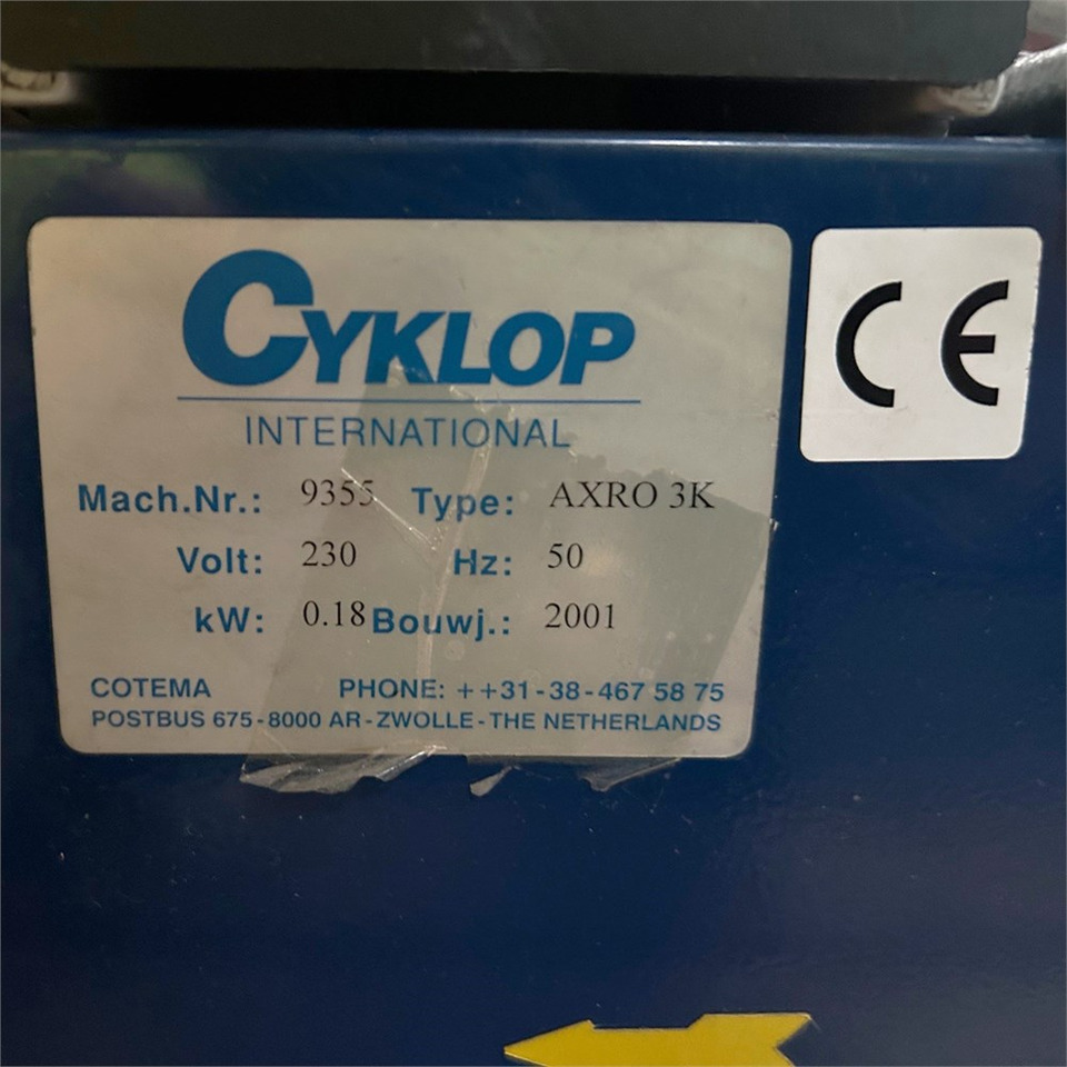 ABC Cyklop Axro 3k - Werkzeugmaschine: das Bild 4 ABC Cyklop Axro 3k - Werkzeugmaschine: das Bild 4