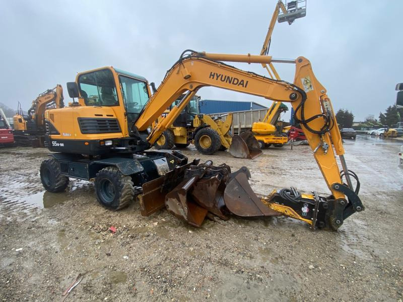 Hyundai ROBEX 55W-9A - Mobilbagger: das Bild 2 Hyundai ROBEX 55W-9A - Mobilbagger: das Bild 2