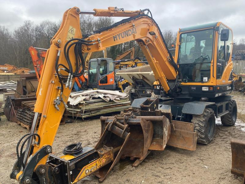 Hyundai ROBEX 55W-9A - Mobilbagger: das Bild 1 Hyundai ROBEX 55W-9A - Mobilbagger: das Bild 1